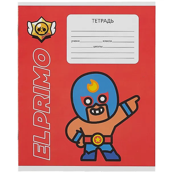 Тетрадь в линейку Премьера Паблишинг «Brawl Stars» в ассортименте, 12 листов 2908990 — 6