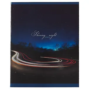 Тетрадь в клетку Unnika, "Ночные огни", 48 листов, в ассортименте 246576