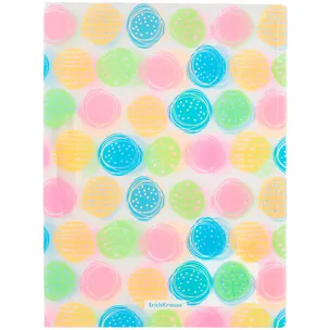 Папка с бок.прижимом A4 "Buttons" пластик, Erich Krause 259515