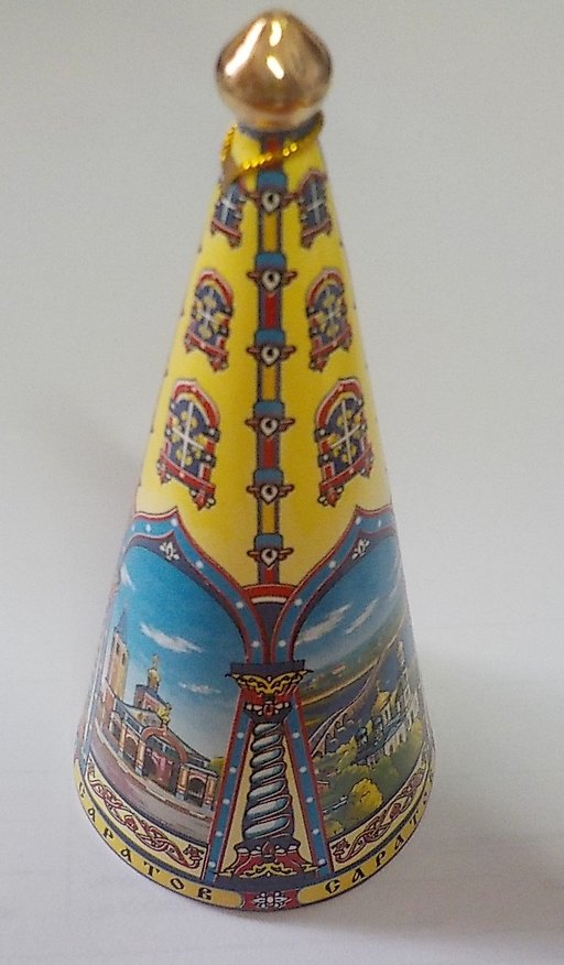 Колокольчик фарфоровый Часовня конусная (00146) 2525114 — 1