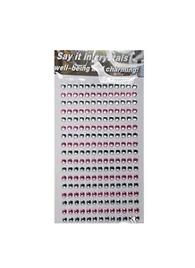 Стразы отдельные круглые крупные Say it in crystals (1461-3/3) (бел. и розов.)