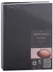 Блокнот для зарисовок 14,8*21см 60л "Drawingbook (портрет)" 160г/м2, Fabriano 