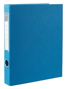 Папка 2кольца А4 синяя, ПВХ, Schiller