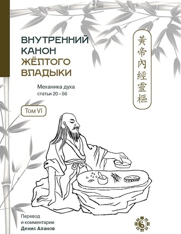 Книга Внутренний Канон Желтого Владыки. В семи томах. Том VI. Механика Духа: Статьи 20-56. Хуан Ди Нэй Цзин () — 1
