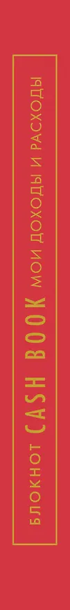 CashBook «Мои доходы и расходы 7-е издание», красный, А6, 88 листов, Эксмо 2843306 — 5