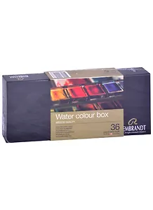 Краски акварельные Rembrandt 36цв, мет.кор., Royal Talens