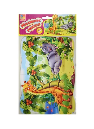 Пазлы на магните Жираф и носорог (VT3205-11) (3+) (упаковка) 2463069