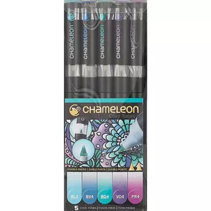 Маркеры Chameleon, «Cool Tones», 5 штук — 248015 — 1