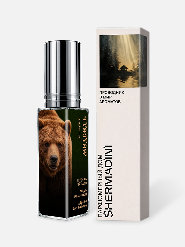 Духи Russian Sense Медведь (8мл) (Аромат ZARA-Tobacco Collection Rich Warm Addictive) (614) 3184596 — 1
