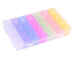 Органайзер для декора: Контейнер для бисера, 28 отделений, цвет МИКС 2978504