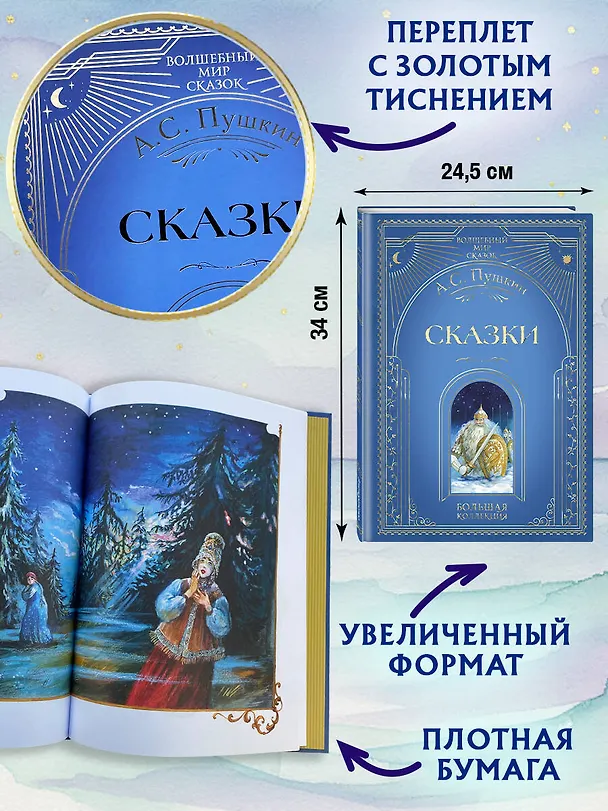Книга Сказки (ил. А. Власовой) (Александр Пушкин) — 9