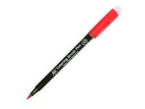 Маркер акварельный Sakura KOI кисточка, №18 киноварь