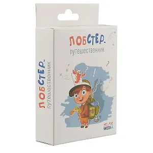 Настольная игра, SELFIE MEDIA, Лобстер-путешественник 40 карт, 4 ленты на голову для карт и правила 44407