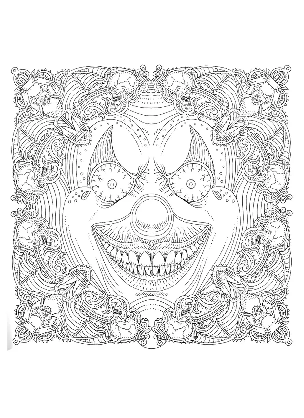 Книга The Beauty of Horror II: Another Goregeous Coloring Book () — 2