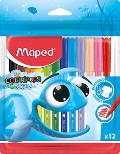 Фломастеры Maped, Ocean, 12 цветов