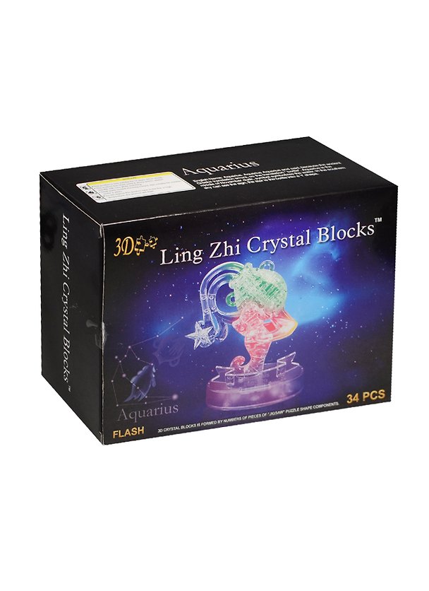 3D Crystal Puzzle Знаки Зодиака Водолей со светом (9049A) 2519868 — 1