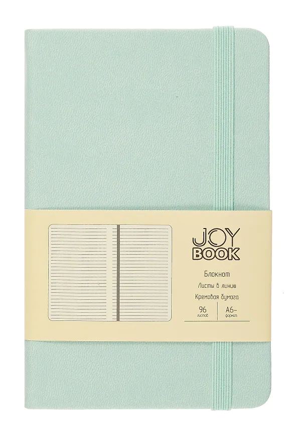 Записная книжка «Сахарный лед» А6, 96 листов в клетку, экокожа, Joy Book 3071579 — 1