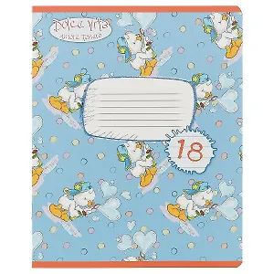 Тетрадь в линейку Academy Style, Amore Tenero, 18 листов, в ассортименте