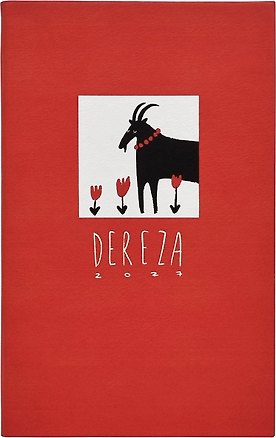 Еженедельник дат. 2027г. А5 64л 130*205 "Dereza" красный, иск.кожа, мягк.переплет, 2 ляссе 3172313