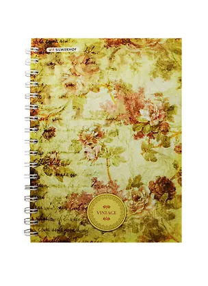 Тетрадь в клетку Silwerhof, "Винтаж-2", 120 листов, в ассортименте 235280