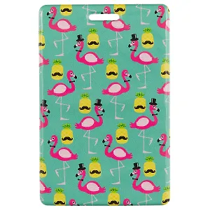 Чехол для карточек Фламинго и ананас с усами (ДК2017-101)