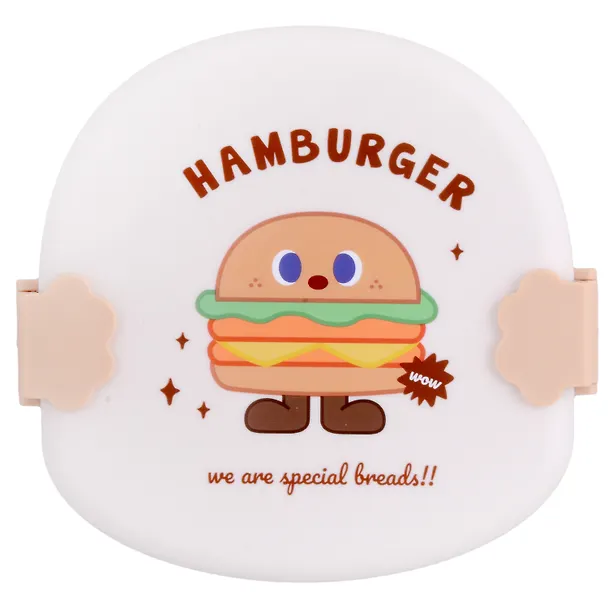 Ланч-бокс Hamburger 1200 мл (пластик) (16х16) 2988565 — 2