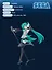 Фигурка-аниме SEGA Luminasta Hatsune Miku Project DIVA MEGA39s 15th Ver. (18см) (GDS1058) — 3107779 — 3