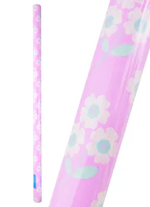 Бумага упаковочная 70*100см "Пастель" суперглад., инд.уп., ассор