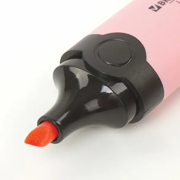 Текстовыделитель Brauberg, Delta Pastel, пастельный розовый 1-5 мм 2937344 — 9