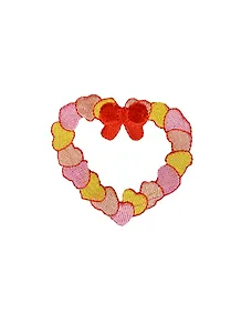 Термонаклейка Влюбленное сердце (629070) (6х7см) (упаковка)