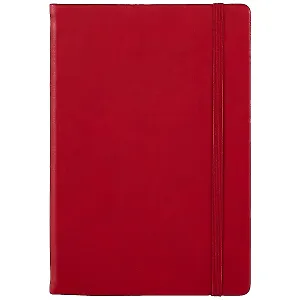 Ежедневник недат. А5 152л "Congress" бордовый, иск.кожа, тв.переплет, на резинке, тонир.блок