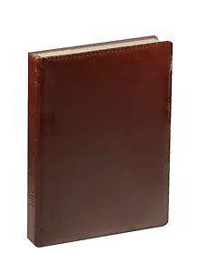 Ежедневник недат. А5 152л "Classic" Темно-коричневый иск.кожа, поролон, тонир.блок, ляссе, Listoff