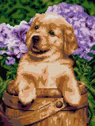 Алмазная мозаика "Забавный малышок", 30х40 см 2956205