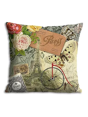 Подушка декоративная Винтаж парижские мотивы (35x35см) Gift'n'home (PLW-35 Vintage) 2546101