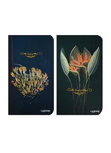 Блокнот Цветы (золотой обрез) (192стр) (9,4х17,2) (LYH50965-7515D)