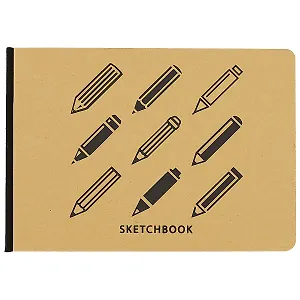 Скетчбук «Kraft & Color», А5–, 40 листов