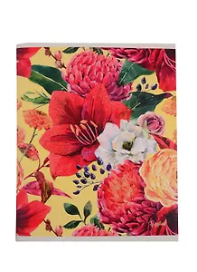 Тетрадь в клетку Unnika, "Акварельные цветы", 96 листов, в ассортименте