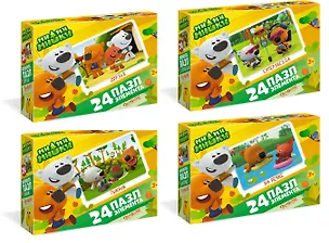 Пазл ORIGAMI/Оригами 24 элемента МиМиМишки. Мишки на отдыхе 03497 2793600