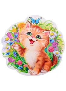 Плакат вырубной А4 "Котенок"