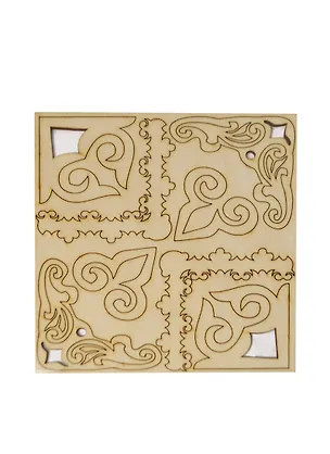 Набор для скрапбукинга Углы-2 (131180) (180х162мм) (дерево) 2401210