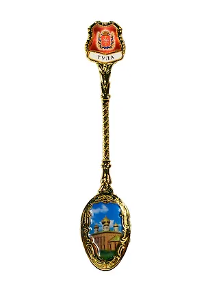 Ложка сув. эмаль "Тула" в коробке и блистере (115-56) 2388547