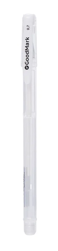 Гелевая ручка белая 0,7 мм, GoodMark 3048930 — 5