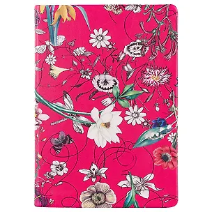 Ежедневник InFolio Butterfly малиновый, недатированный, А5 248574