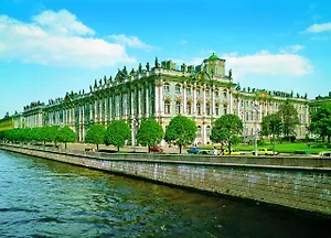 Открытка с видами (СПб) Зимний дворец [SPB-100]