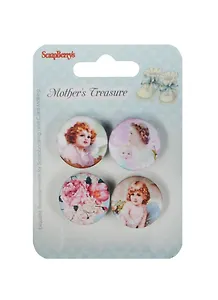 Набор фишек из металла №1 Мамины сокровища (ScrapBerry`s) (SCB340001025) (упаковка)