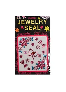 Стразы отдельные на пленке Jewelry Seal (1461-2/26) (бант с красн. сердечком)