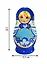 Матрешка 5 предм. "Узор", арт. С-6 (197) — 2554896 — 3