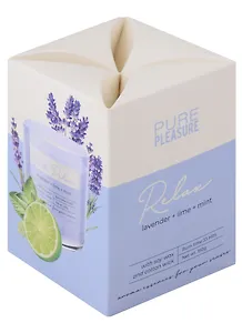 Ароматизированная свеча в стакане Чистое удовольствие (Pure Pleasure) (150гр) (подарочная упаковка)