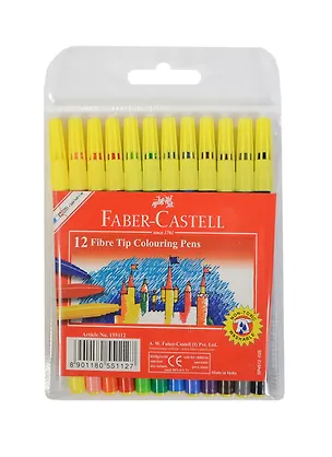 Фломастеры 12цв "Замок" пл/уп., подвес, Faber-Castell 214033