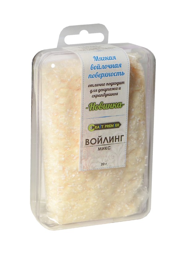Войлинг микс Craft Premier, желтый, 20г 2477940 — 1
